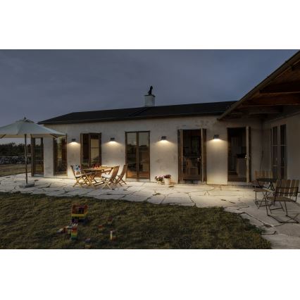 Osram - LED-солнечный настенный светильник с датчиком ENDURA STYLE LED/10,2W/4,2V 2000 mAh IP54 антрацит