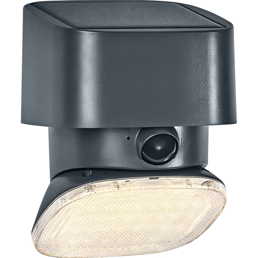 Osram - LED Солнечный настенный светильник с датчиком ENDURA STYLE LED/10,3W/4,2V 2000 mAh IP54 антрацит