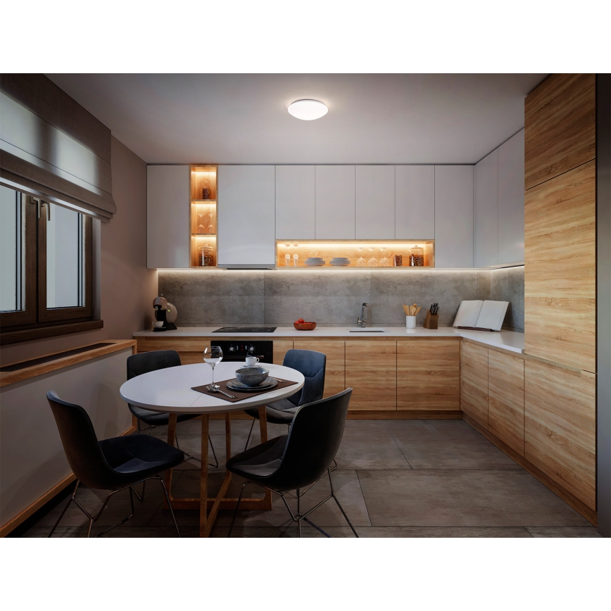 Osram - Стельовий світильник CEILING ESSENTIAL 1xE27/25W/230V, діаметр 25 см, білий