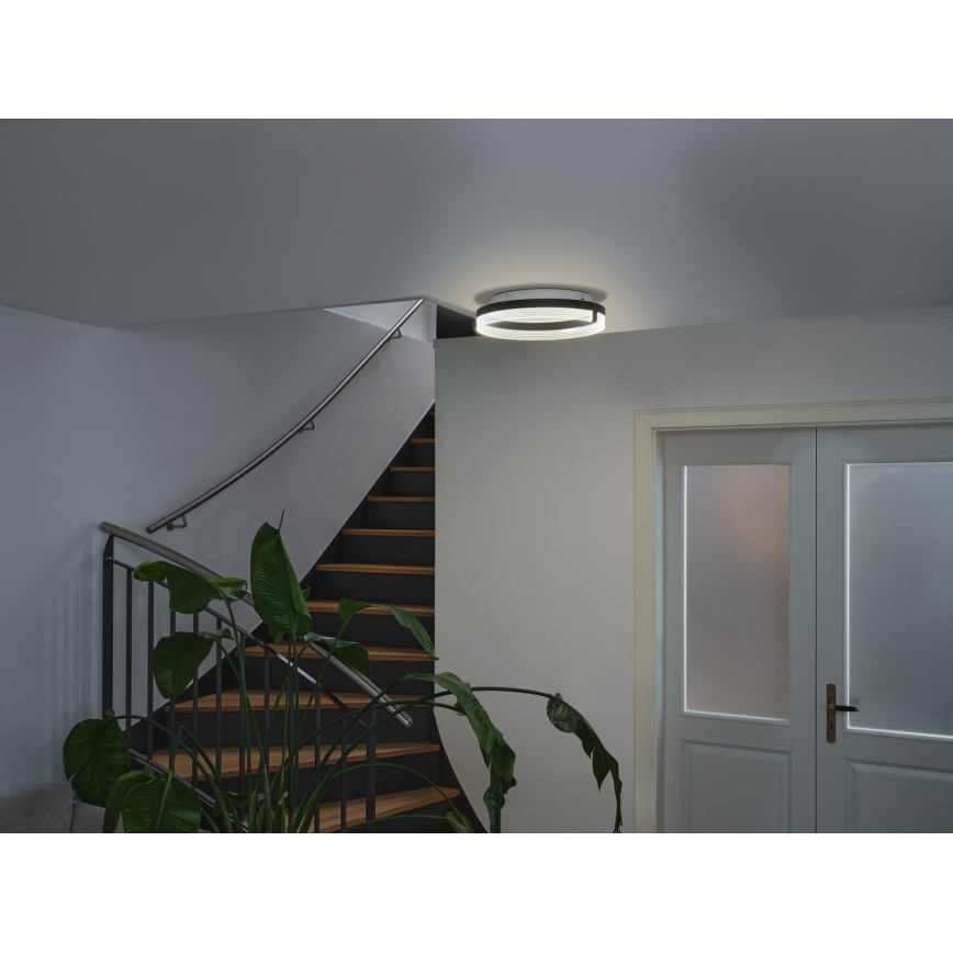 Osram - LED стельовий світильник DECOR CIRCLE LED/25W/230V 3000/4000/6500K Ø 40 см чорний/білий