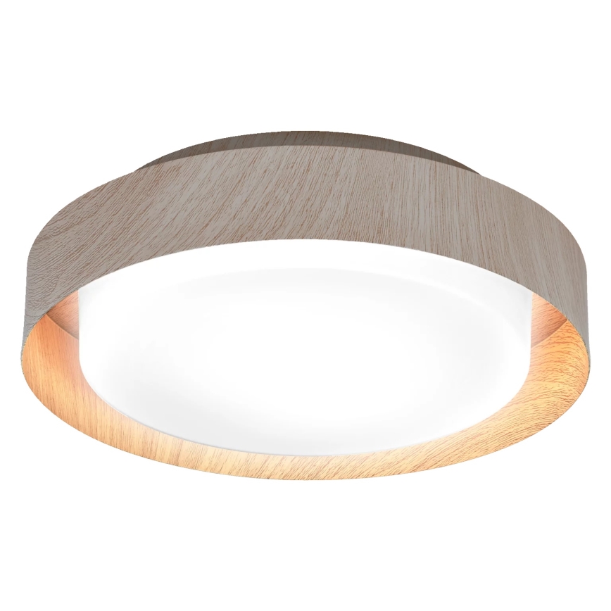 Osram - Стельовий світильник ORBIS MADRID 2xE27/10W/230V, діаметр 29 см, оздоблення під дерево