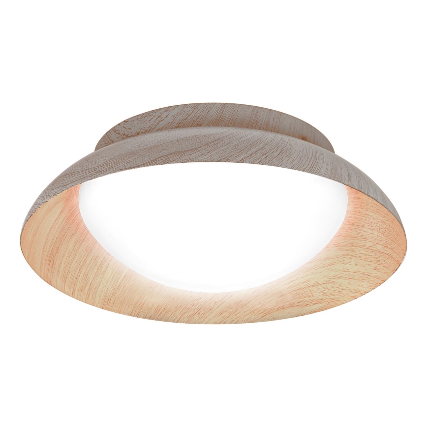 Osram - Стельовий світильник ORBIS MILAN 2xE27/10W/230V діам. 30,5 cm декор під дерево