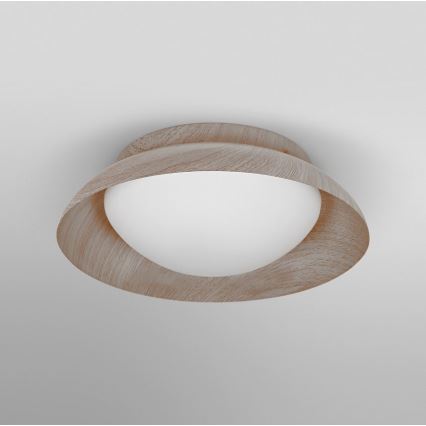Osram - Стельовий світильник ORBIS MILAN 2xE27/10W/230V діам. 30,5 cm декор під дерево