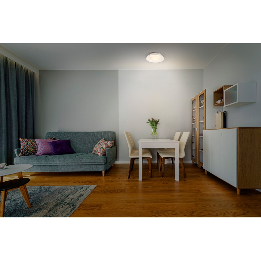 Osram - стельовий світильник ORBIS MILAN 2xE27/10W/230V, діаметр 30,5 см, коричневий