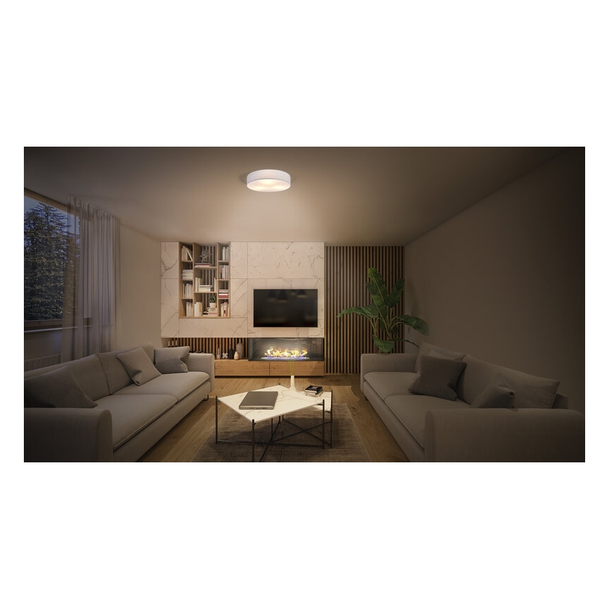 Osram - стельовий світильник ORBIS PARIS, 1xE27/25W/230V, діаметр 30 см, білий