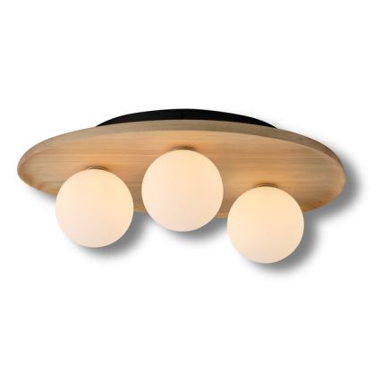 Osram - Стельовий світильник WOOD NEST 3xG9/5W/230V, каучукове дерево