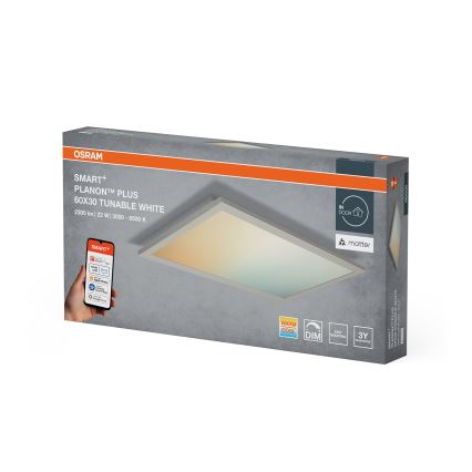 Osram - диммируемый потолочный светодиодный светильник SMART+ PLANON LED/22 Вт/230 В 60x30 см 3000-6500 К Wi-Fi