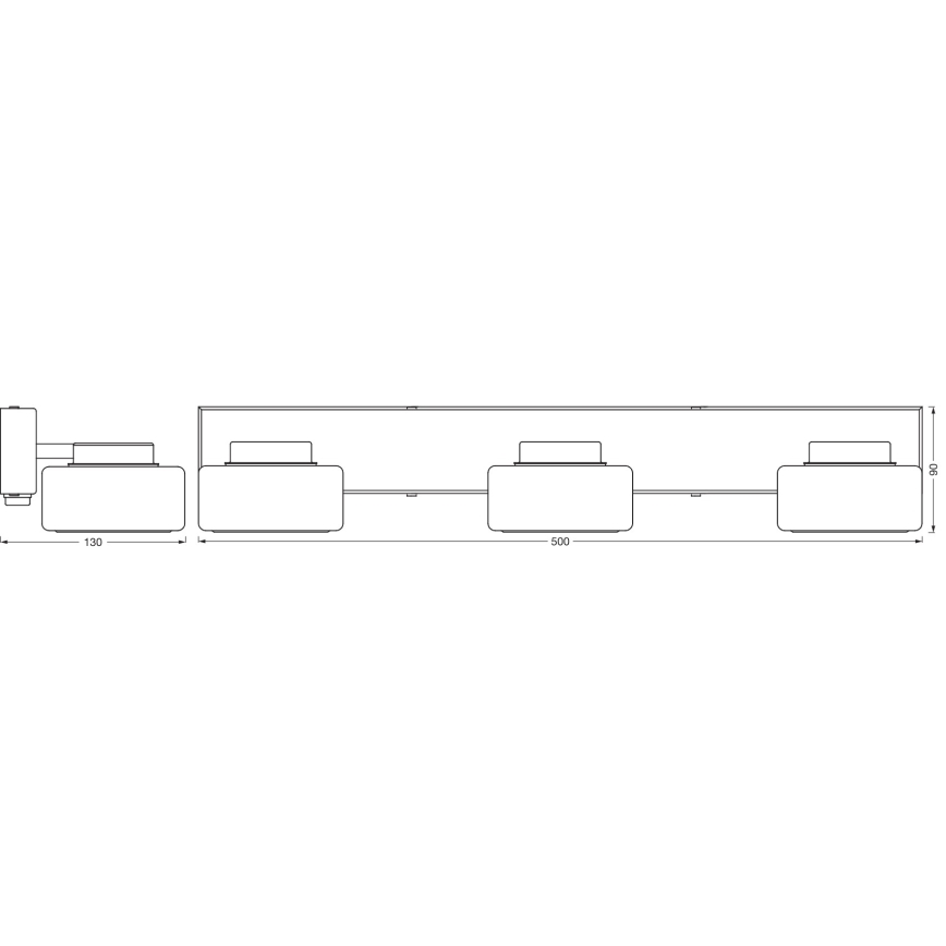 Osram - LED настенный светильник для ванной комнаты ORBIS FLAME 3xLED/5,5W/230V 3000/4000K IP44 белый