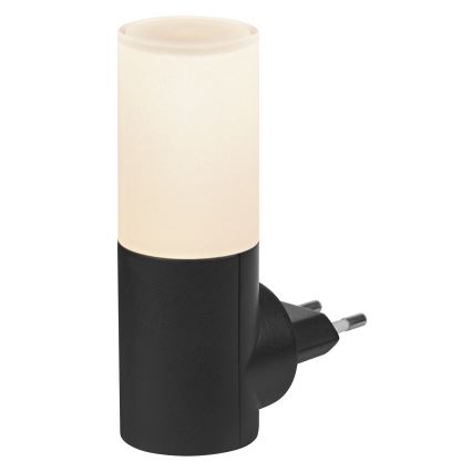 Osram - светодиодный ночник с датчиком сумерек LUNETTA LED/0,2W/230V черный
