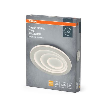 Osram - светодиодный потолочный светильник ORBIS SPIRAL LED/37W/230V белый
