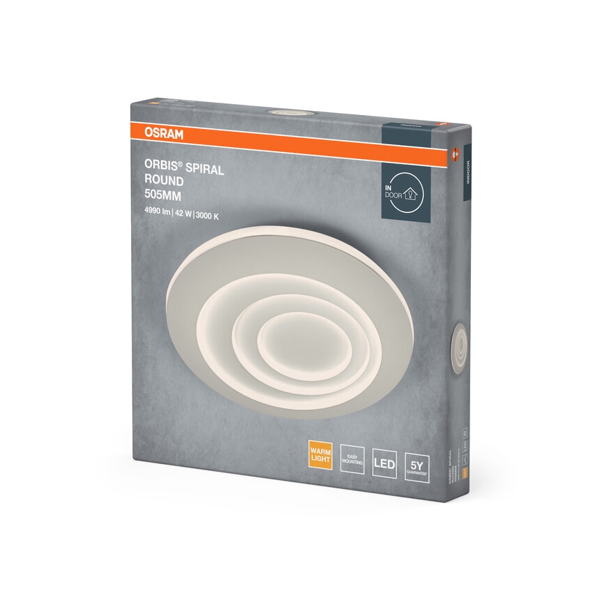 Osram - светодиодный потолочный светильник ORBIS SPIRAL LED/42W/230V, диаметр 50,5 см