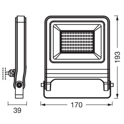 Osram - Светодиодный прожектор ENDURA LED/50W/230V 3000K IP65