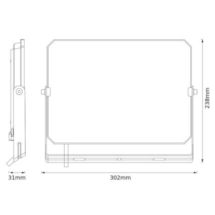 Osram - светодиодный прожектор FLOODLIGHT LED/100W/230V 3000K IP65