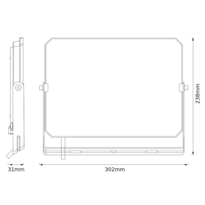 Osram - светодиодный прожектор FLOODLIGHT LED/100W/230V 3000K IP65