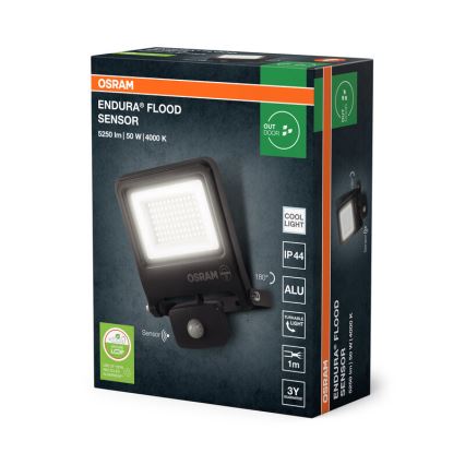 Osram - светодиодный прожектор с датчиком ENDURA LED, 50 Вт, 230 В, 4000 К, IP44
