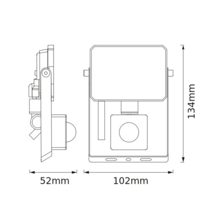 Osram - светодиодный прожектор с датчиком FLOODLIGHT LED/10W/230V 6500K IP65