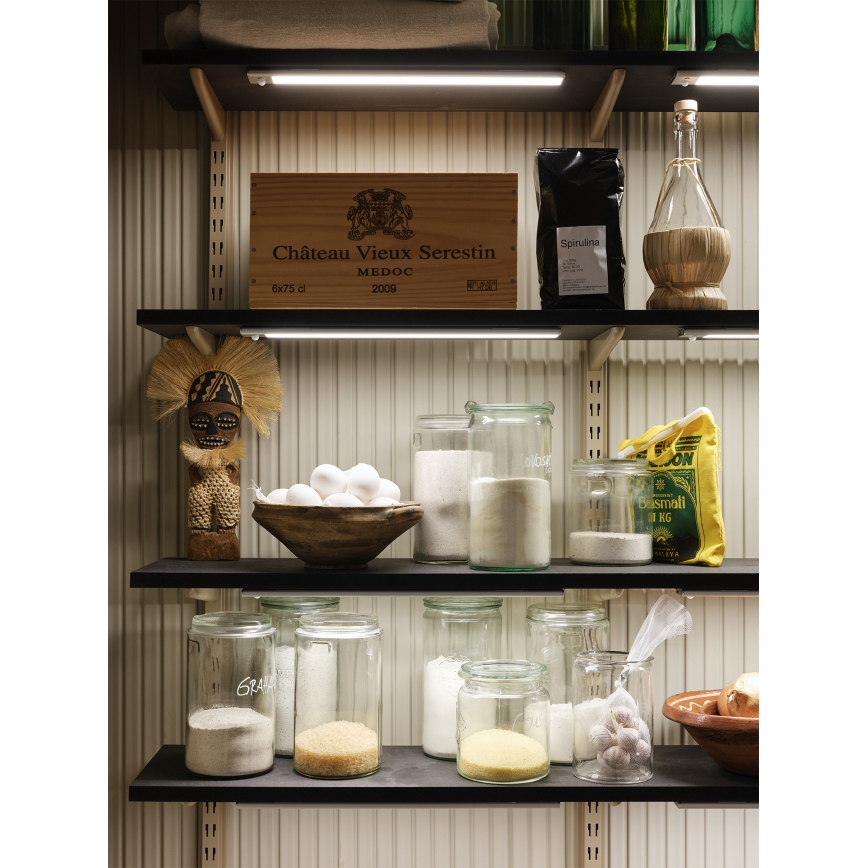 Osram - LED-светильник для нижней подсветки с комбинированным датчиком движения и сумеречного освещения LINEAR LED/4W/3,7V 1500 mAh 3000/4000/6500K 60 cm серый