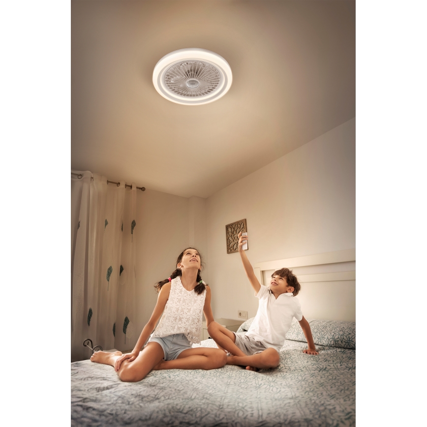 Osram - світлодіодний стельовий світильник із вентилятором SOLANO LED/26W/230V 3000/4000/6500K з можливістю регулювання яскравості + пульт дистанційного керування