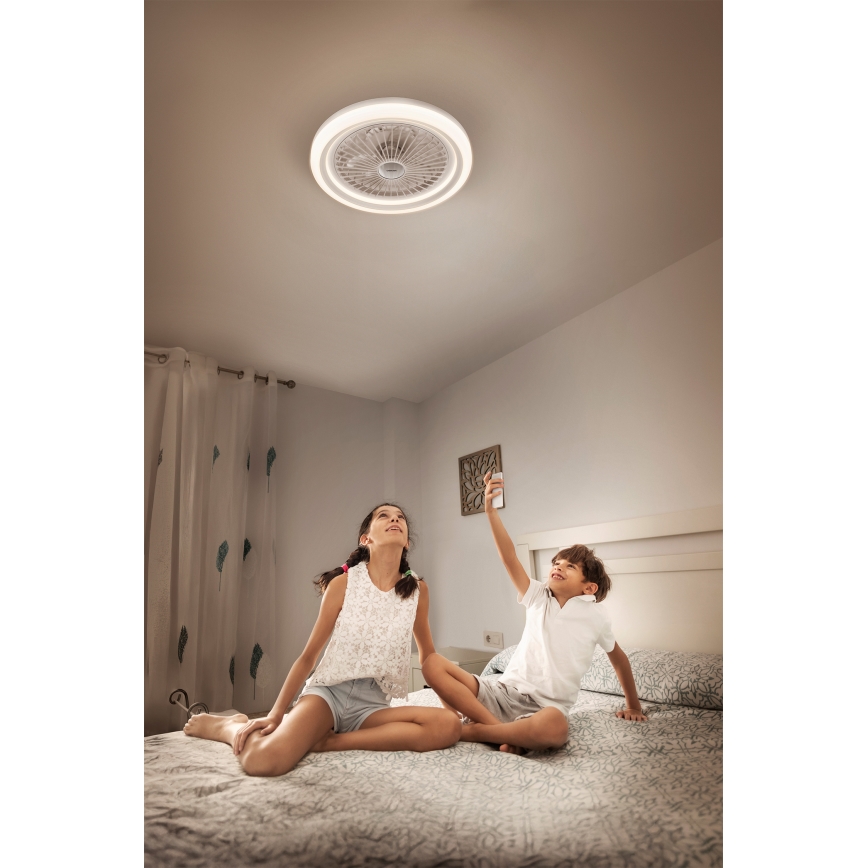 Osram - світлодіодний стельовий світильник із вентилятором SOLANO LED/26W/230V 3000/4000/6500K з можливістю регулювання яскравості + пульт дистанційного керування