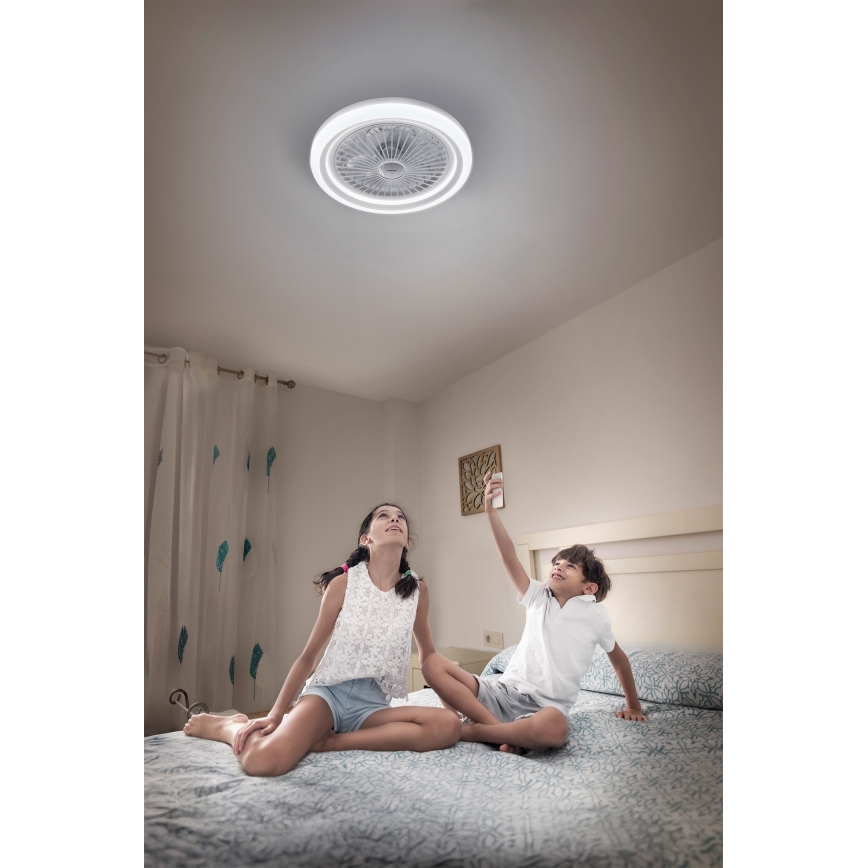 Osram - світлодіодний стельовий світильник із вентилятором SOLANO LED/26W/230V 3000/4000/6500K з можливістю регулювання яскравості + пульт дистанційного керування