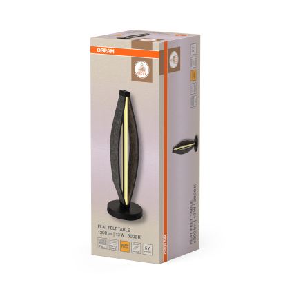 Osram - світлодіодна настільна лампа DECOR FLAT LED/13W/230V сіра