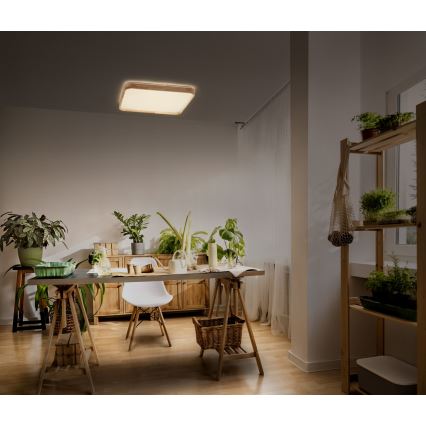 Osram - LED стельовий світильник з регульованою яскравістю ORBIS ALICIA LED/16W/230V 29,2x29,2 см бежевий
