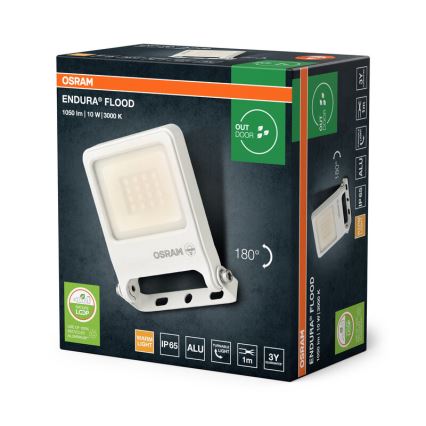 Osram - світлодіодний прожектор ENDURA LED, 10 Вт, 230 В, 3000 К, IP65