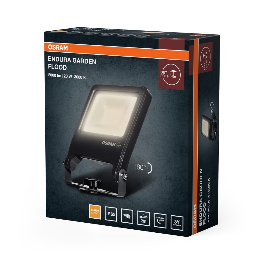 Osram - LED-прожектор ENDURA LED/20W/230V 3000K IP65 антрацит