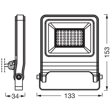 Osram - Світлодіодний прожектор ENDURA LED/30W/230V 4000K IP65