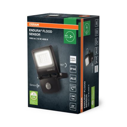 Osram - світлодіодний прожектор з датчиком ENDURA LED/10W/230V 4000K IP44