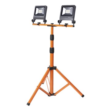 Осрам - світлодіодний прожектор зі штативним кріпленням TRIPOD 2×LED/30 Вт/230 В IP65