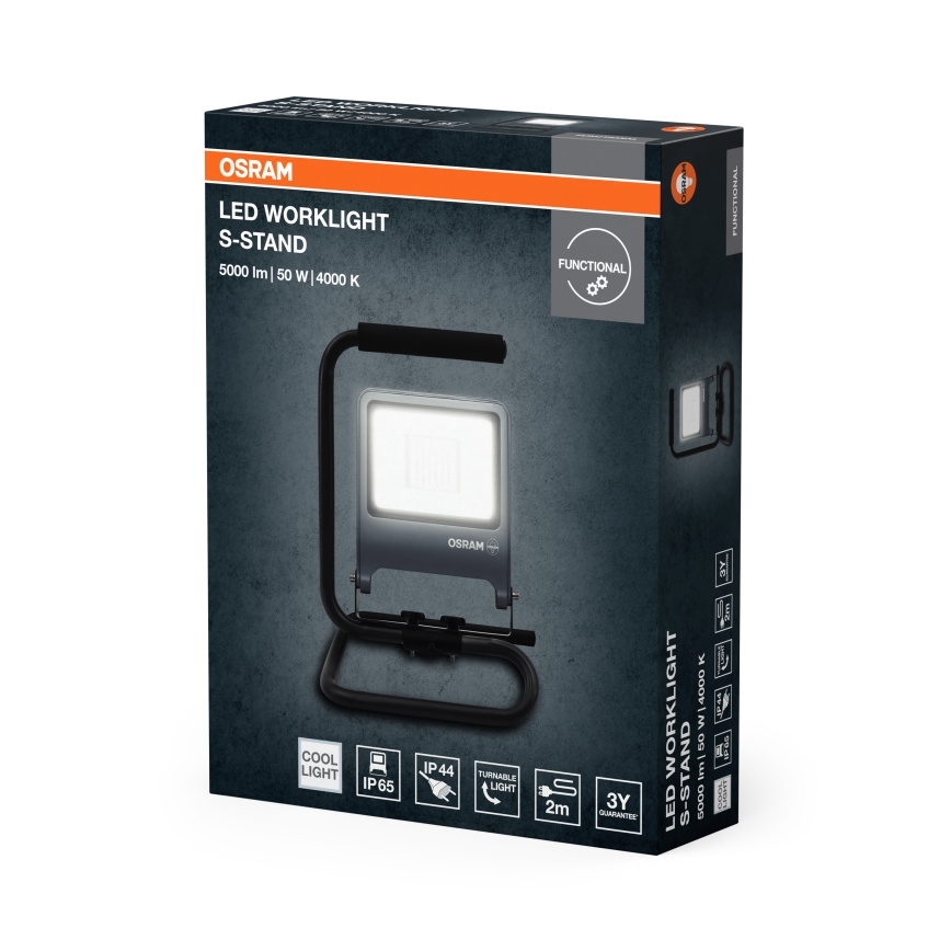 Осрам - світлодіодний прожектор зі штативом S-STAND LED/50W/230V 4000K IP65 антрацит