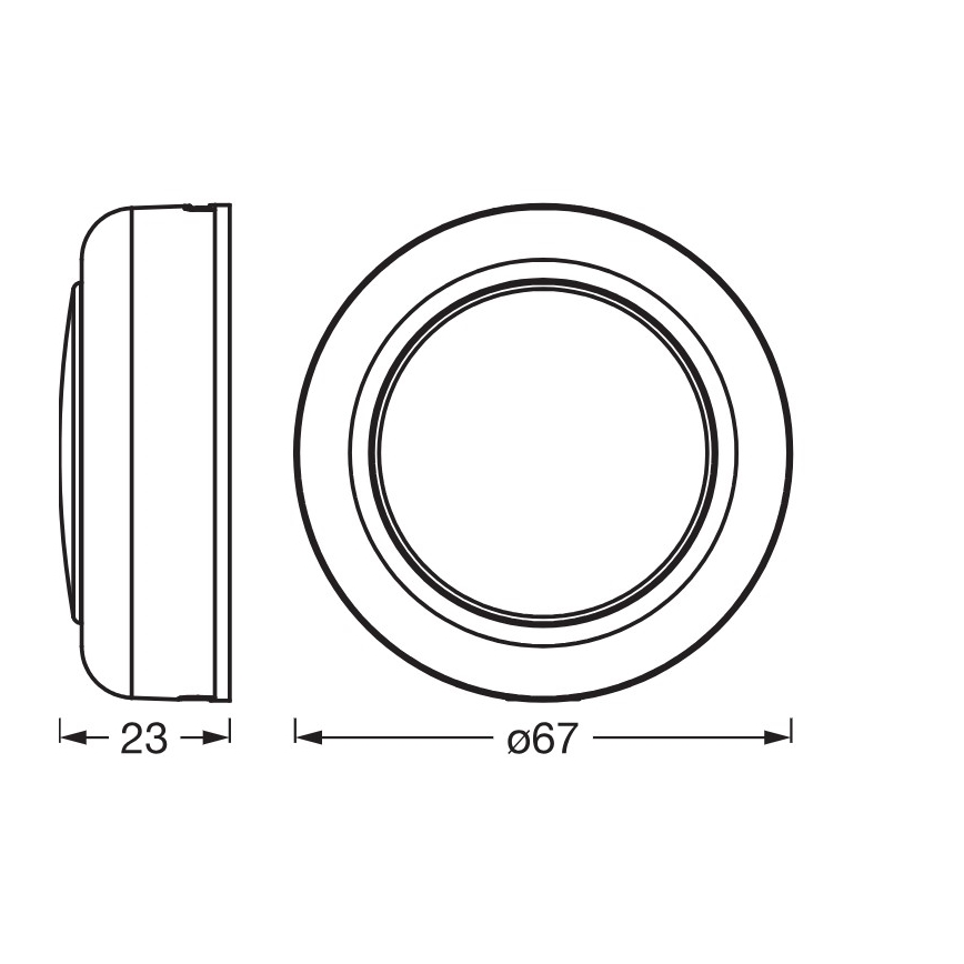 Osram - LED RGBW регульований сенсорний орієнтаційний світильник SMART+ DOT-IT LED/0,5W/3,7V 300 mAh