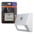 Осрам - світлодіодний сходовий світильник з датчиком NIGHTLUX LED/0,25Вт/3xAAA IP54 білий
