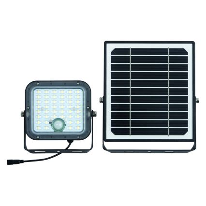 Osram - LED затемнюваний сонячний прожектор із датчиком ENDURA LED/10W/4,2V 4000K IP65 чорний + пульт дистанційного керування
