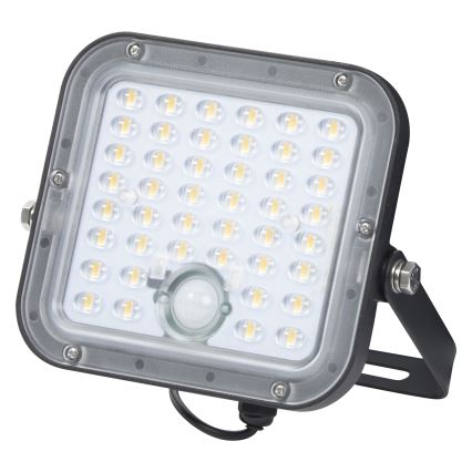 Osram - LED затемнюваний сонячний прожектор із датчиком ENDURA LED/10W/4,2V 4000K IP65 чорний + пульт дистанційного керування
