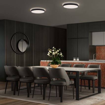 Osram - Світлодіодний стельовий світильник ORBIS LONDON LED/16W/230V діам. 28 см чорний