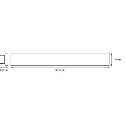 Осрам - димований стельовий світильник СМАРТ+ ПЛАНОН LED/27W/230V 80x10 cm 3000-6500K Wi-Fi