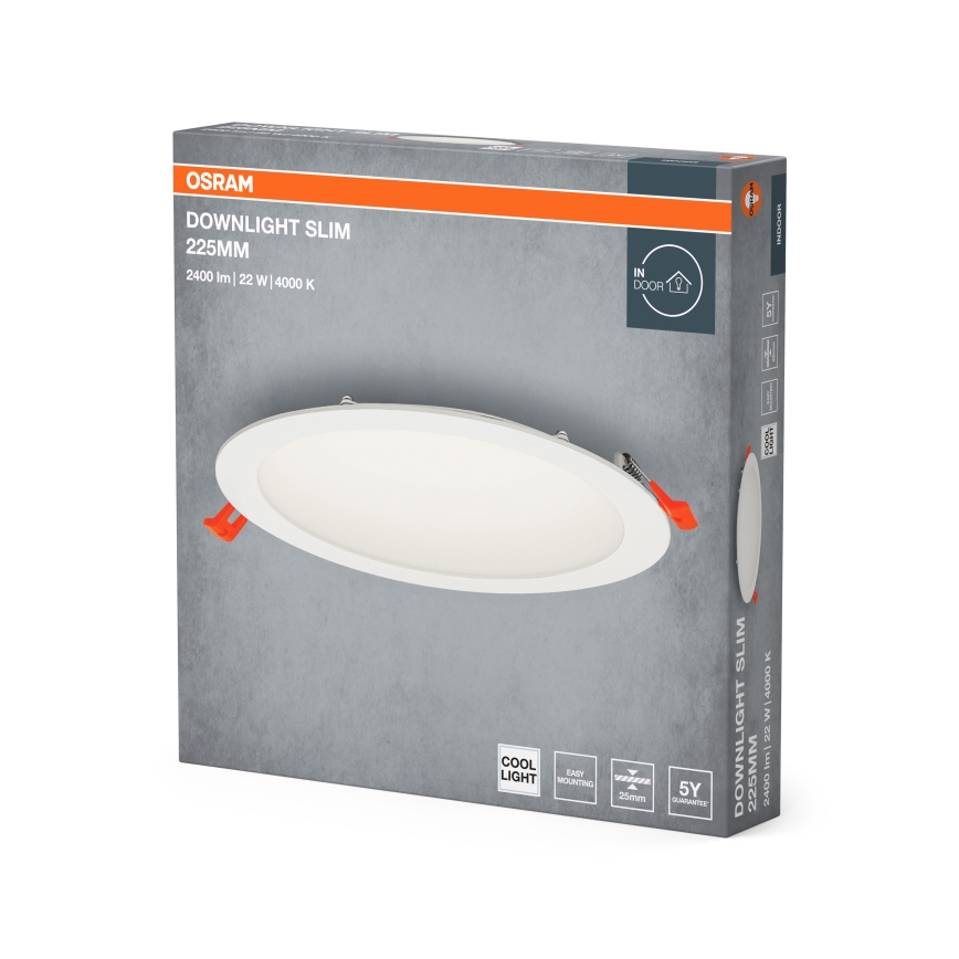 Osram - Світлодіодний вбудований світильник SLIM LED/22W/230V 4000K