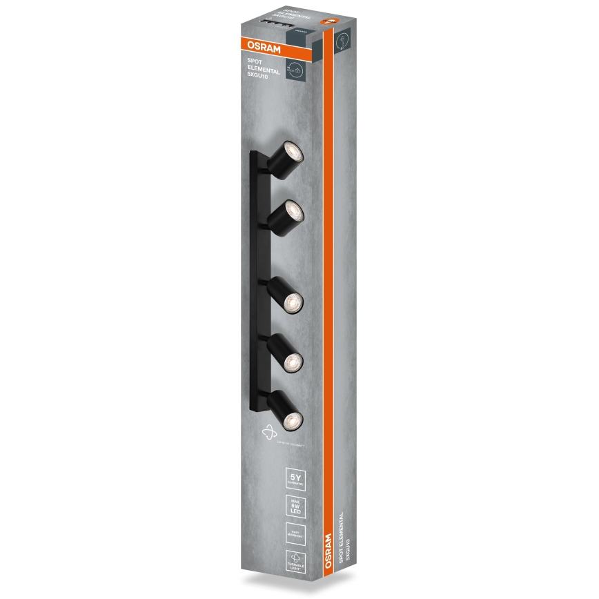 Osram - Точечный светильник ELEMENTAL 5xGU10/6W/230V