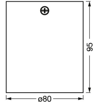 Osram - Точечный светильник SPOT 1xGU10/7W/230V белый