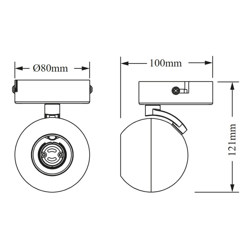 Osram - Точечный светильник SPOT SPHERAL 1xGU10/6W/230V белый