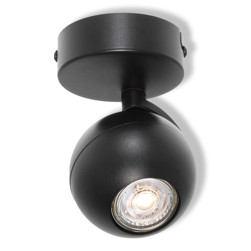 Osram - точечный светильник SPOT SPHERAL 1xGU10/6W/230V черный