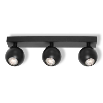 Osram - Точечный светильник SPOT SPHERAL 3xGU10/6W/230V черный