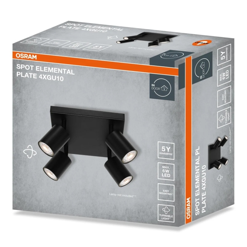 Osram - Точковий світильник ELEMENTAL 4xGU10/6W/230V