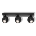 Osram - Точковий світильник SPOT SPHERAL 3xGU10/6W/230V чорний