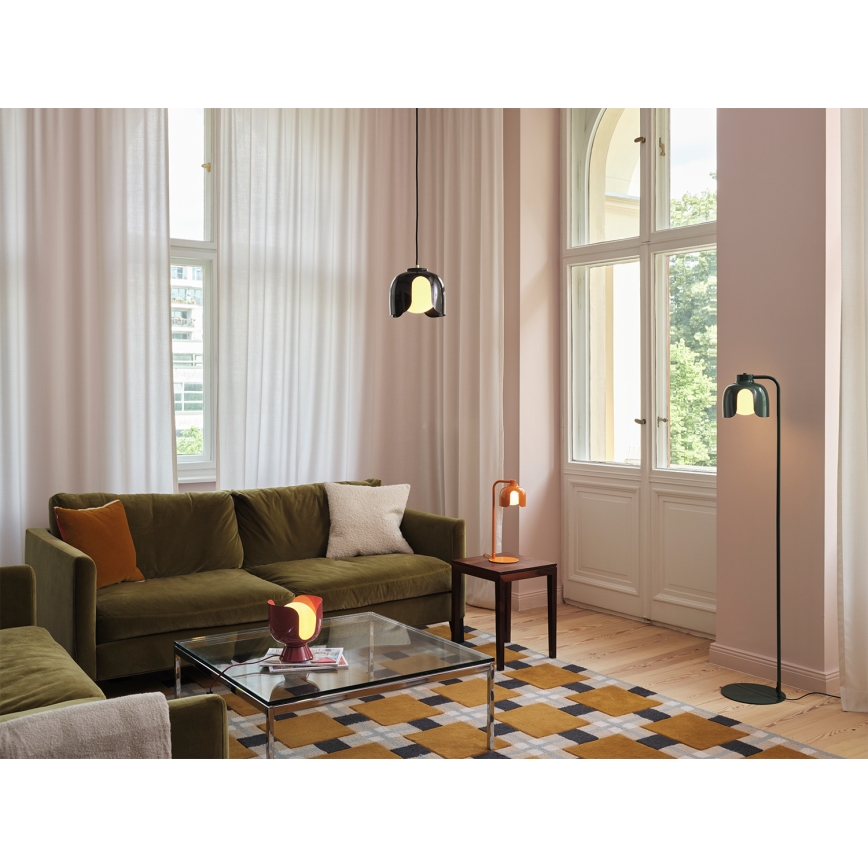 Osram - Торшер DECOR COROLLE 1xE27/15W/230V зелёный