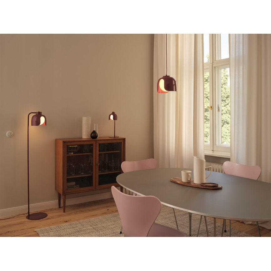 Осрам - торшер ДЕКОР КОРОЛЛЕ 1xE27/15W/230V червоний