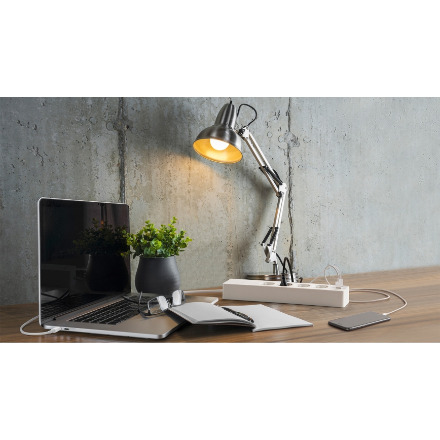 Osram - Удлинитель SMART+ 4 розетки тип F + 2xUSB-A + 2xUSB-C Wi-Fi