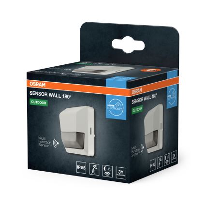 Osram - Уличный инфракрасный датчик движения 230 В IP55 белый